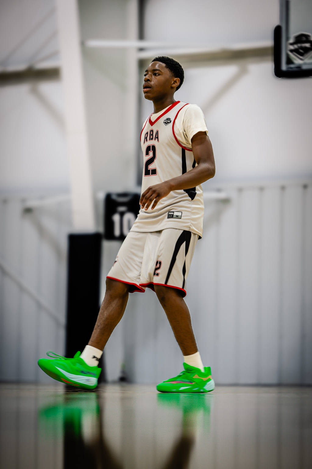 Malachi Winston with Rice Basketball Academy